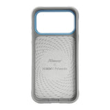 Nimmy Big Eye Cute Pet Silver Shaded Cat Face Case with Detachable MagSafe Grip for iPhone 17 Pro Max 6.9" Grey Blue - N-XDY-CXZJZH-IP17-PRO-MAX-023