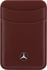 Mercedes Benz Leather Magnetic Card Holder Red - MECSMPUDCSR