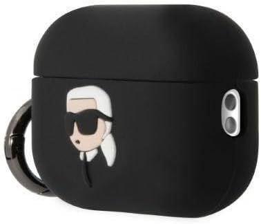 Karl Lagerfeld Silicone Cover for Airpods Pro 2 Black - KLAP2RUNIKK