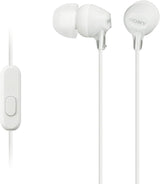 Sony 3.5mm Stereo Wired Headphones White - MDR-EX15APWZ