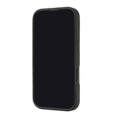 Audi Genuine Leather Hardcase with MagSafe for iPhone 16 Pro 6.3" Black/Red - AU-TPUPCMIP16P-R8/D3-RD