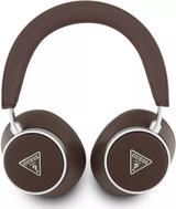 Guess Saffiano Triangle Logo Bluetooth Wireless On Ear Headphones Brown - GUBHC15PGMRTRW