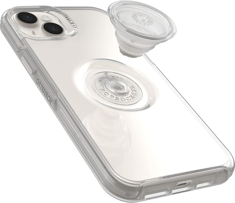 Otterbox Symmetry Series Popsockets for iphone 14 Plus 6.7" Clear 77-88778