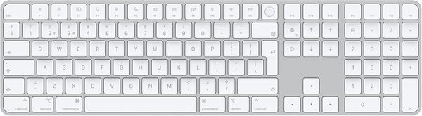 Apple Magic Keyboard with Touch ID & Numeric Keypad Italian White A2520 - MK2C3T/A