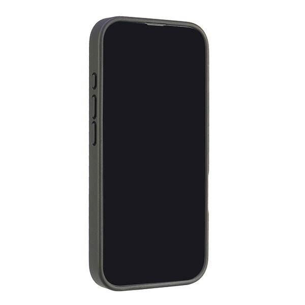 Audi Carbon Fiber Sports Red Stripe Hardcase with MagSafe for iPhone 16 6.1" Black - AUS-TPUPCIP-16-R8/D1-BK