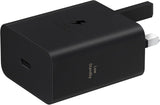 Samsung 60W USB C Super Fast Charger without Cable Black UK Plug - EP-T6010NBEGGB