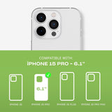 Tech 21 Evo Lite for iphone 15 Pro 6.1" Black T21-10282