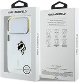 Karl Lagerfeld Peekaboo Logo Case with MagSafe for iPhone 17/18 Pro Max 6.9" Clear - KLHMP18X6HCPSCT