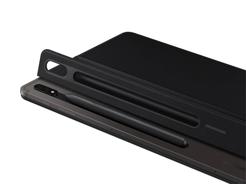 Samsung Galaxy Tab S7/S8 Plus Book Cover French Keyboard Black - EF-DT970BBEGFR