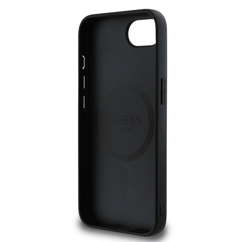 Guess PU 4G Metal Small Logo Case for iPhone 16e 6.1" Grey - GUHMPSE4P4SM4MK
