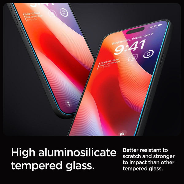 Spigen Glastr EZ Fit HD Screen Protector for iPhone 16 Pro 6.3" 1 Pack - AGL07935