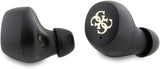 Guess 4G Metal Logo True Wireless Earbuds with Charging Case Brown - GUTWSP4EGW