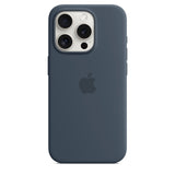 Apple Silicone Case with MagSafe for iPhone 15 Pro 6.1" Storm Blue A3125 - MT1D3ZM/A