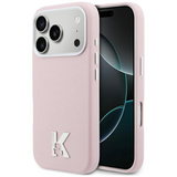 Karl Lagerfeld Karl Head Logo Case with MagSafe for iPhone 17 Pro Max 6.9" Pink - KLHMP17X5PGFKHGP