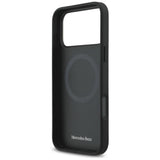 Mercedes Leather Vintage Logo Case with MagSafe for iPhone 17 Pro Max 6.9" Black - MEHMP17X25RICVLK