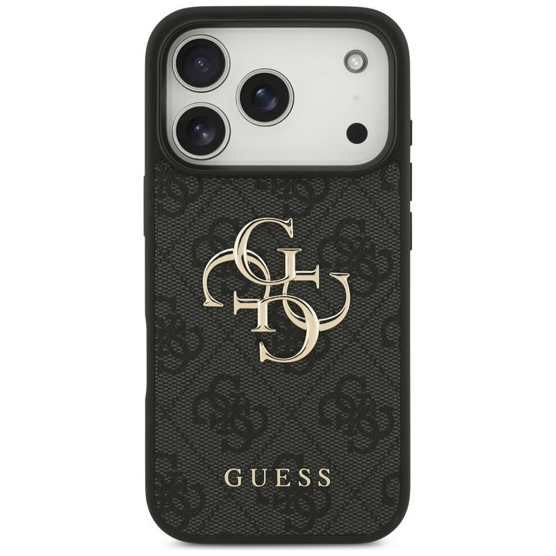 Guess 4G Big Logo Case for iPhone 17 Pro 6.3" Black - GUHCP17L4GMGGR