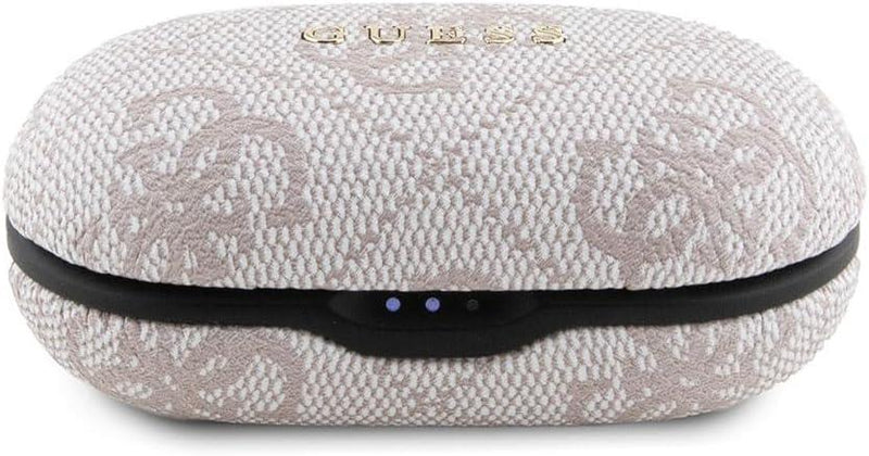 Guess 4G Metal Logo True Wireless Earbuds with Charging Case Pink - GUTWSP4EGP