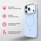 Tech21 Evo Pulse Fauxven Case with MagSafe for iPhone 17/18 Pro 6.3" Sable - T21-11624