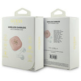 Guess 4G Metal Logo TWS Wireless Headphones Pink - GUTWSJ7HE4GP