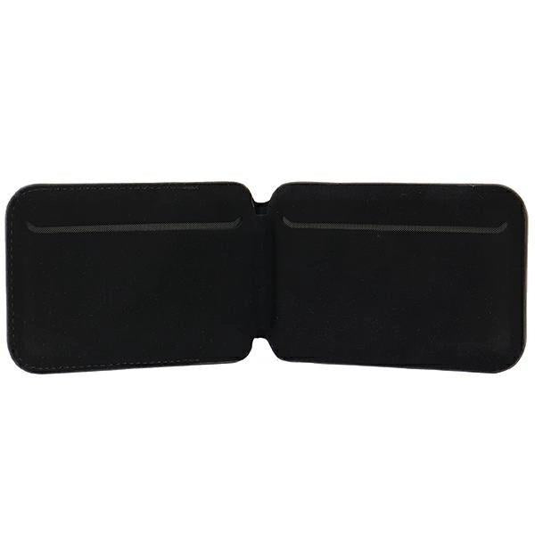 Audi Leather Wallet Card MagSafe Magnetic with Stand Black - AU-MSCH-GT-D3-BK