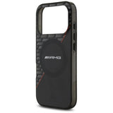 AMG Double Layer Transparent Rhombs Case with MagSafe for iPhone 17 Pro 6.3" Black Red - AMHMP17L24HRDKR