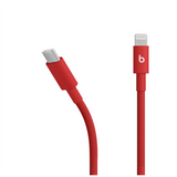 Beats 1.5M USB C to Lightning Woven Cable Rapid Red - MFEH4ZM/A