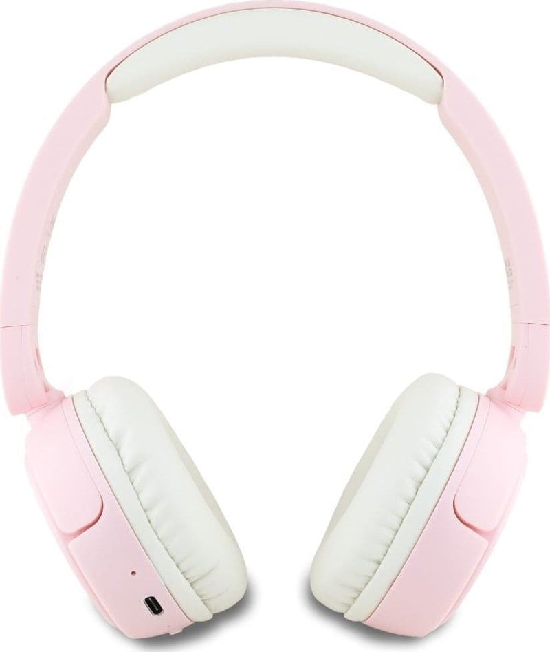 Hello Kitty Face Logo Bluetooth Wireless Headphones Pink - HKOBHV6ROKFP