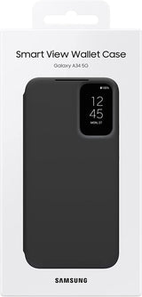 Samsung Galaxy A34 5G Smart View Wallet Case Black - EF-ZA346CBEGWW