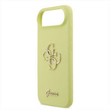 Guess Liquid Silicone 4G Metal Logo Case for iPhone 17 Air 6.5" Yellow - GUHCP17MSC4GLMY