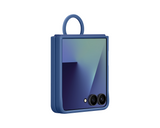 Samsung Galaxy Z Flip 7 6.9" Silicone Case with Ring Blue - EF-PF766TNEGWW