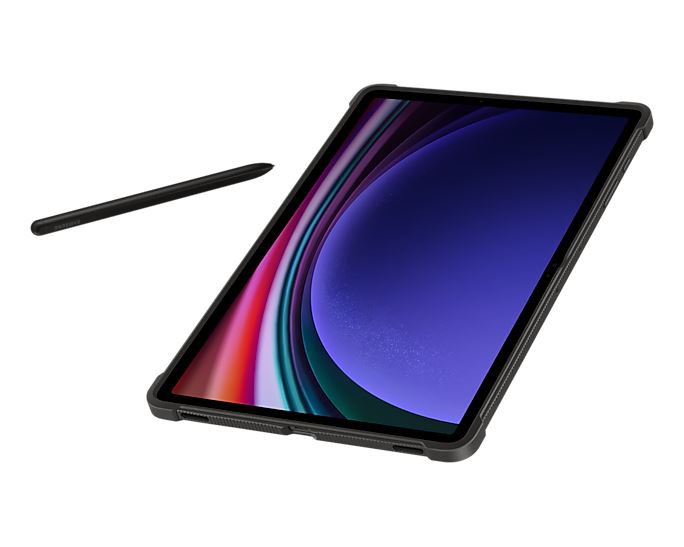 Samsung Galaxy Tab S9/S10 Plus 12.4" Outdoor Cover Black - EF-RX810CBEGWW