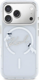 Karl Lagerfeld Script Logo Case with MagSafe for iPhone 17/18 Pro 6.3" Clear - KLHMP18L5HKSCAH