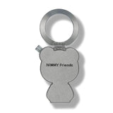 Nimmy Cool & Cute 2.0 Grey Bear Embroidery Magnetic Stand with MagSafe Grey - N-KM-BSZJ-11-A