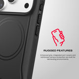 Tech21 Evo Guard Case with MagSafe & Holster for iPhone 17/18 Pro 6.3" Black - T21-11612