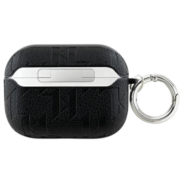 Karl Lagerfeld Monogram Choupette Head Case for AirPods Pro 2 Black - KLAP2PGCHPK