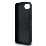 Guess PU 4G Strass Triangle Metal Logo Case for iPhone 16e Black - GUHMPSE4P4TDPK