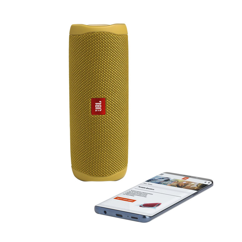 JBL Flip 5 Portable Waterproof Rugged Wireless Bluetooth Speaker Yellow - JBLFLIP5YELAM