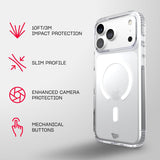 Tech21 Evo Clear Lite Case with MagSafe for iPhone 17/18 Pro Max 6.9" Clear - T21-11723
