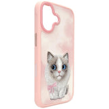 Nimmy Big Eye Cute Pet Ragdoll Cat Case with MagSafe for iPhone 17 6.3" Pink - N-XDY-IP17-07-D