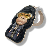 Nimmy Cool & Cute 2.0 Gorilla Embroidery Magnetic Stand with MagSafe Black - N-KM-BSZJ-016