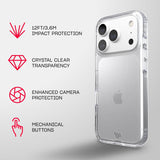 Tech21 Evo Clear Case for iPhone 17/18 Pro 6.3" Clear - T21-11654