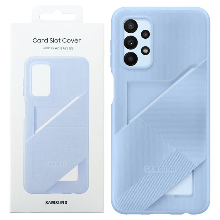 Samsung Galaxy A23 5G Card Slot Case Arctic Blue - EF-OA235TLEGWW