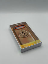 Nimmy Big Eye Cute Pet Poodle Dog Face Case with Detachable MagSafe Grip for iPhone 17 Air 6.5" Brown Orange - N-XDY-CXZJZH-IP17-AIR-014