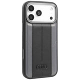 Audi A6 Synthetic Leather Case with MagSafe for iPhone 17 Pro Max 6.9" Black - AU-TPUPCMIP17PM-A6/D1-BK