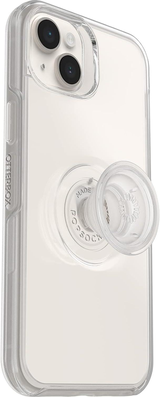 Otterbox Symmetry Series Popsockets for iphone 14 Plus 6.7" Clear 77-88778