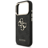 Guess Big 4G Classic Logo Case for iPhone 17 Pro 6.3" Black Gold - GUHCP17L4GMGCGR