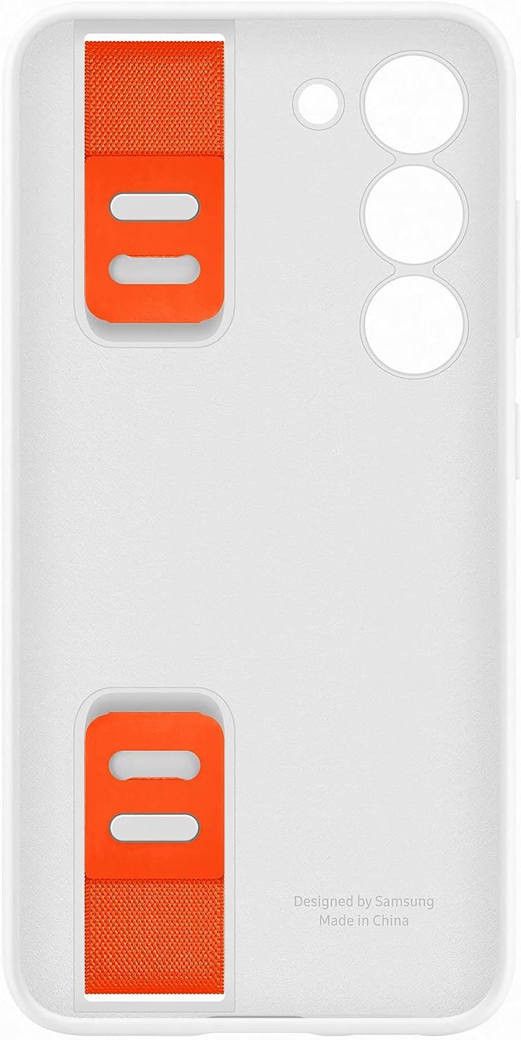 Samsung Galaxy S23 Silicone Grip Case White - EF-GS911TWEGWW
