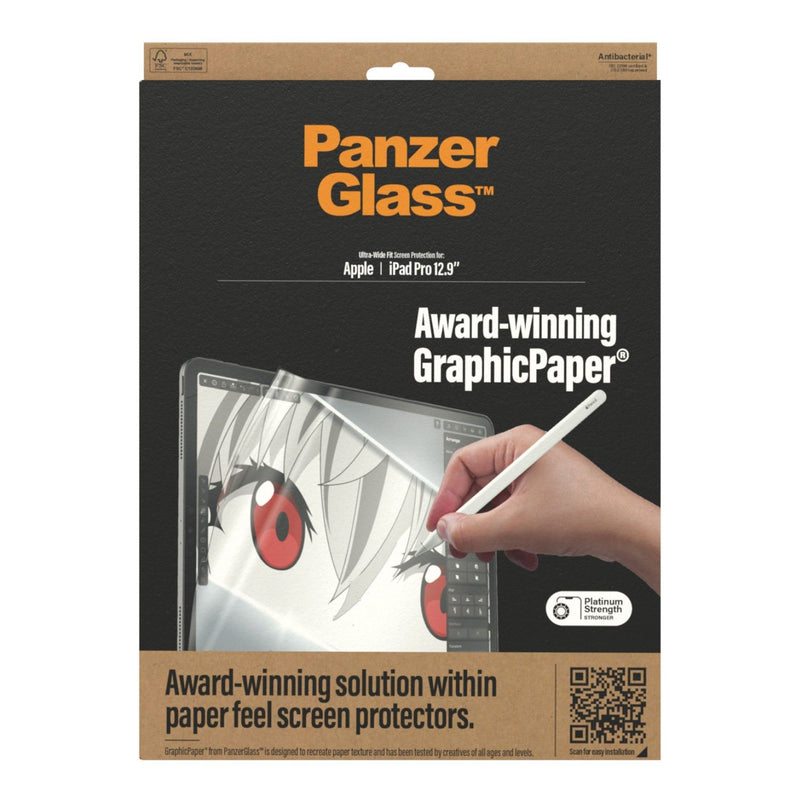 Panzer Glass Graphic Paper Case Friendly Screen Protection for iPad Pro 12.9" - 2735