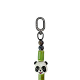 Nimmy Big Eye Cute Pet Travel Panda Mobile Phone Chain Bag Charm Ceramic Bracelet Black - N-XDY-SL-06