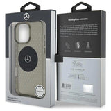 Mercedes MB Case Star Pattern Case for iPhone 16 Pro 6.3" Black - MEHMP16L23HCPK